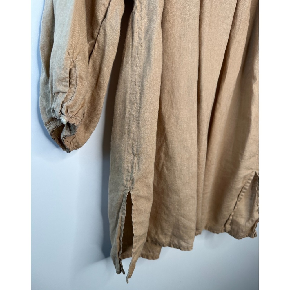 Lauren Ralph Lauren 100% Linen Embroidered Peasant Blouse Boho Top Plus Size 1X - Picture 8 of 10